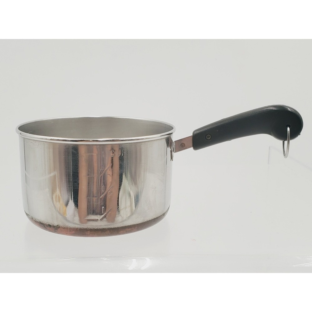 Vintage Revere Ware Measuring 1‎ Cup Mini Sauce Pan Measuring Cup Butter Melter